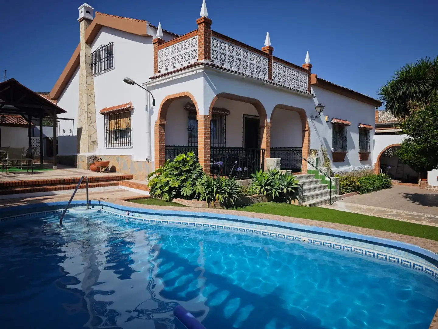 Garten von Haus oder Chalet zur Miete in Alhaurín de la Torre mit Klimaanlage, Heizung und Privatgarten