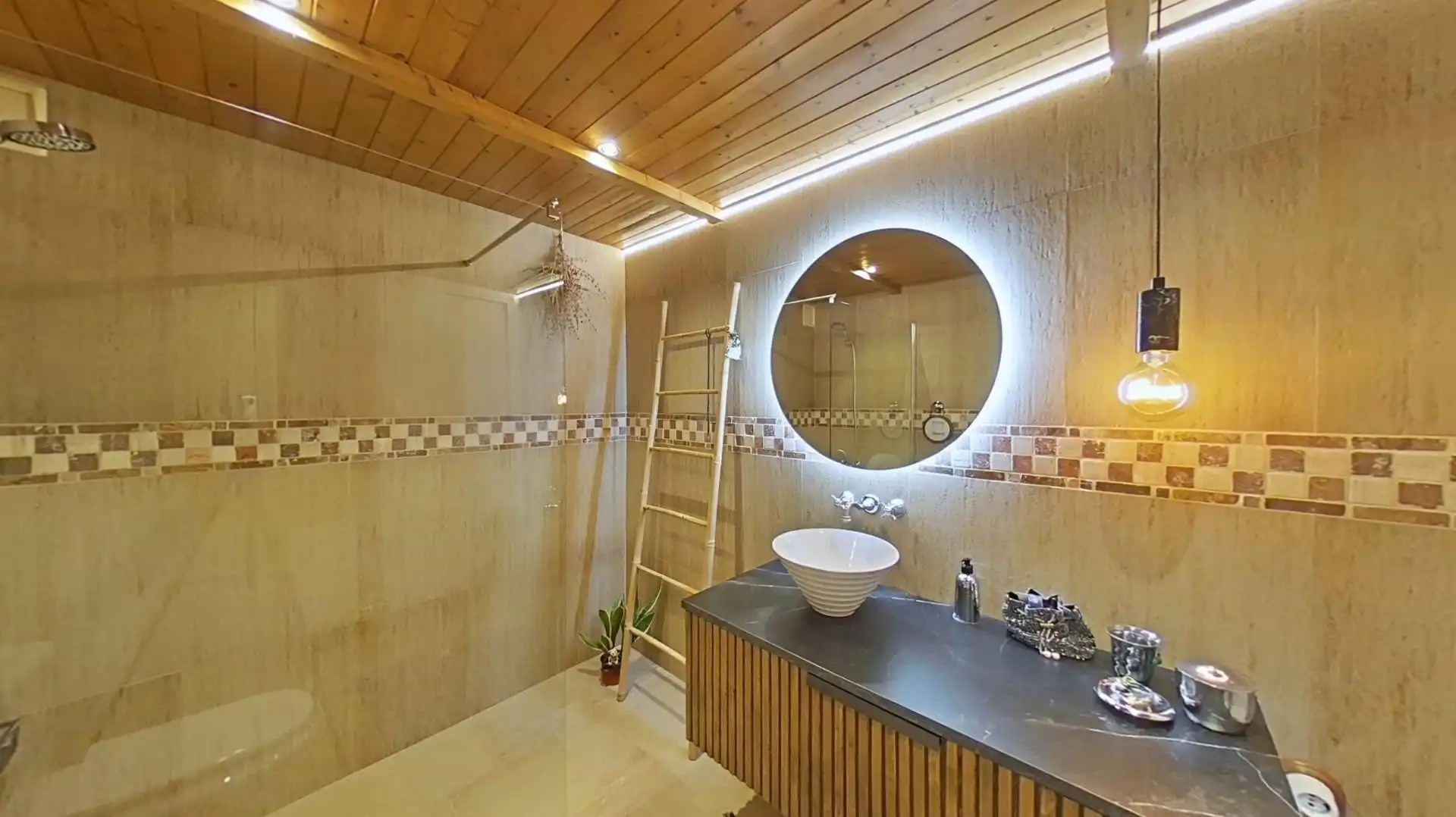 Baño de Casa o chalet en venta en L'Ametlla del Vallès con Aire acondicionado, Calefacción y Jardín privado