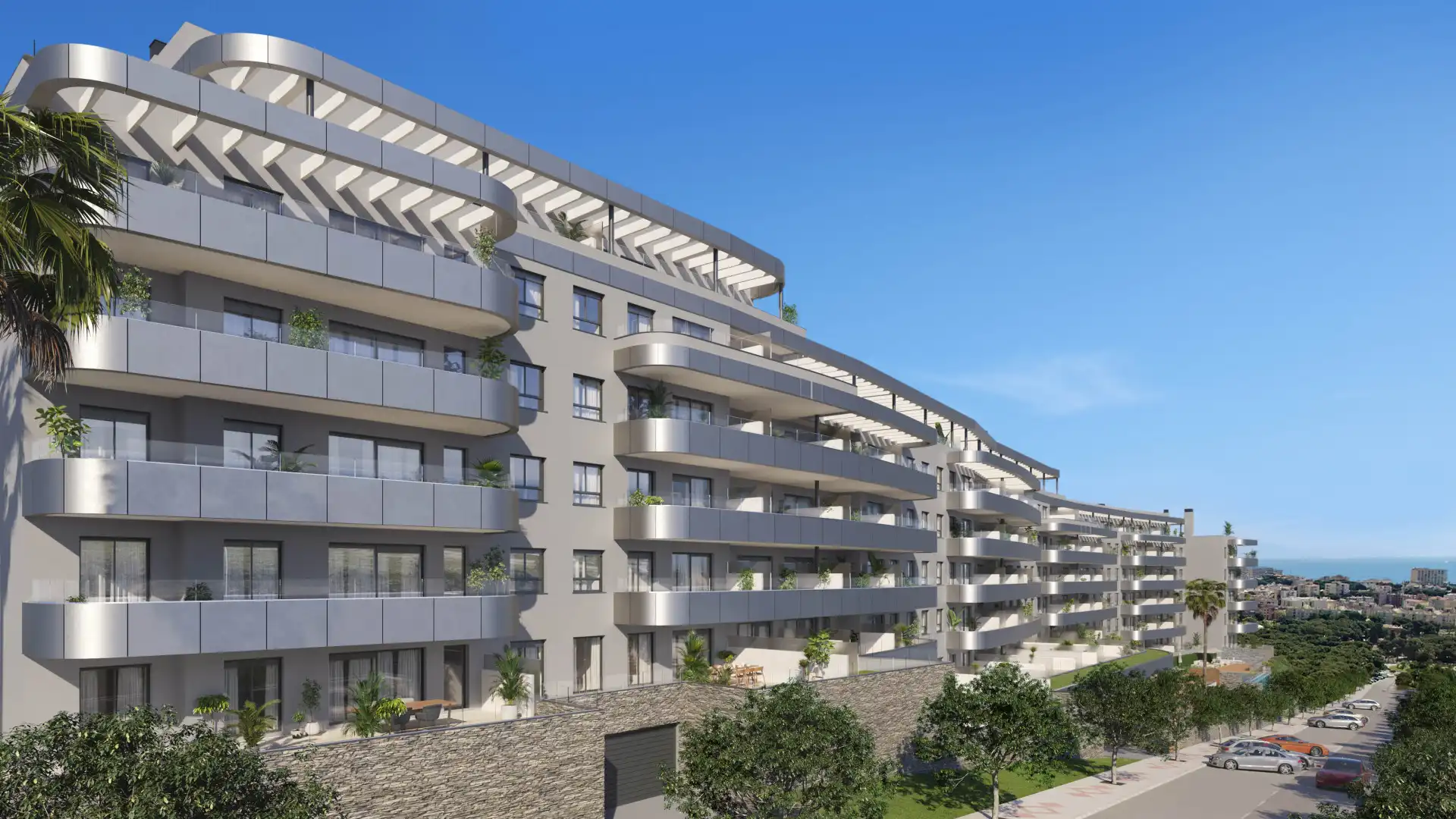 Vista exterior de Àtic en venda en Torremolinos amb Aire condicionat, Terrassa i Piscina