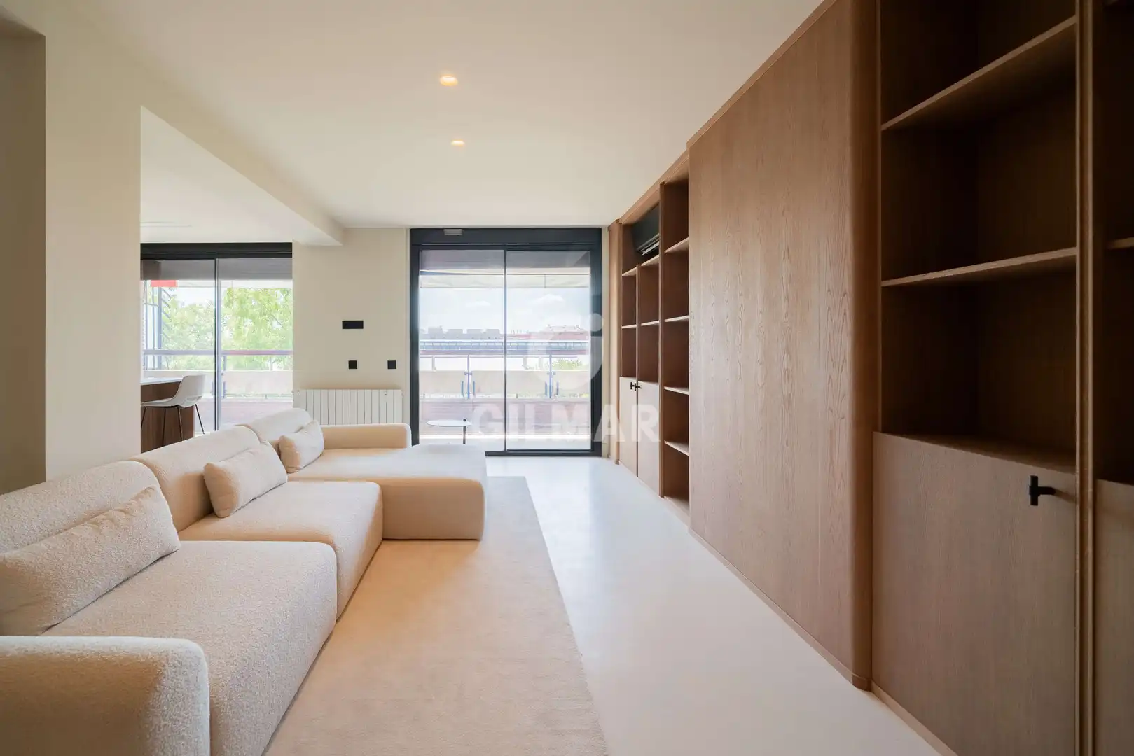 Living room of Flat for sale in Madrid  with Heating, Furnished and Balcony