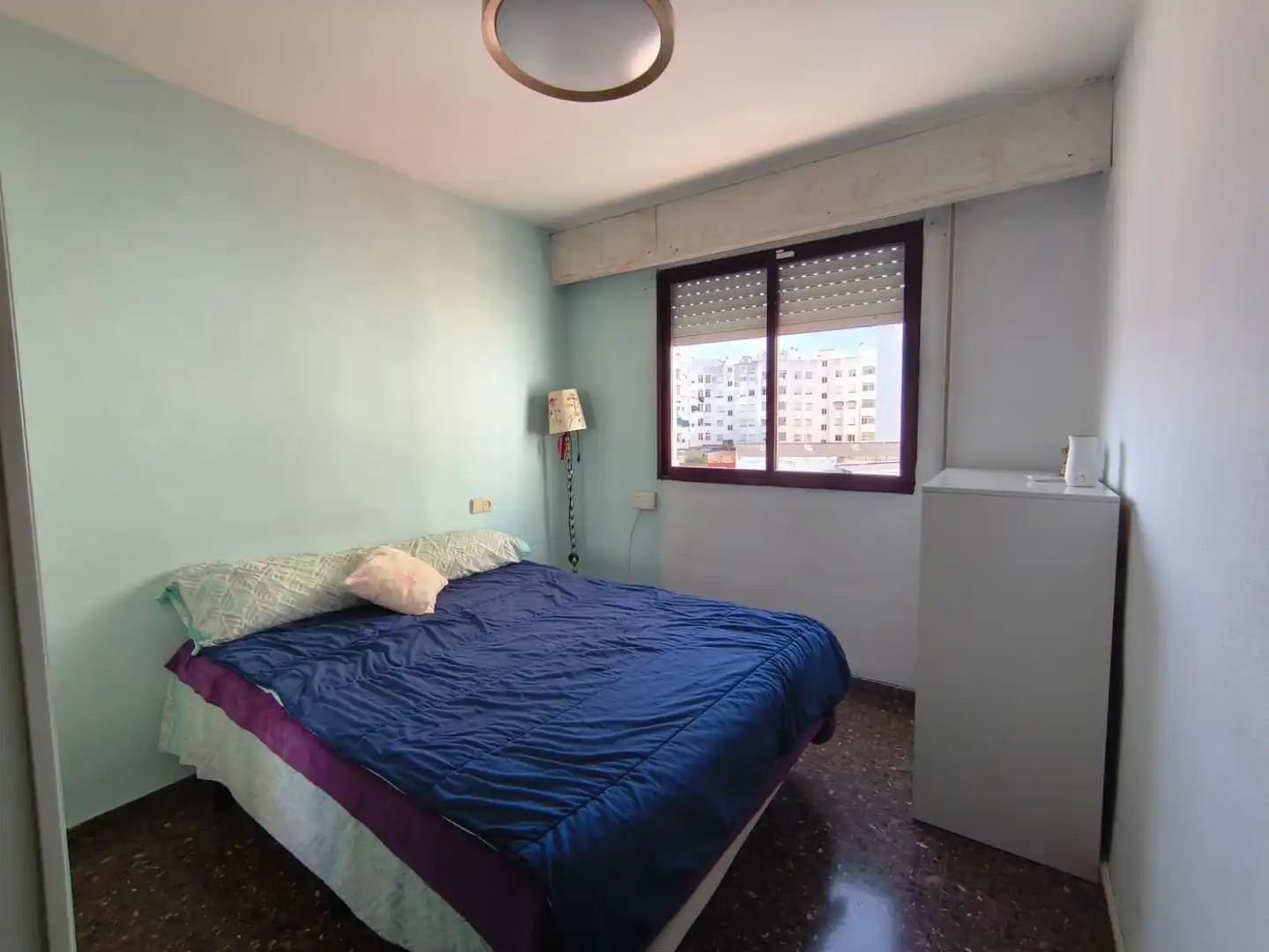 Schlafzimmer von Wohnung zur Miete in Gandia mit Klimaanlage, Möbliert und Balkon