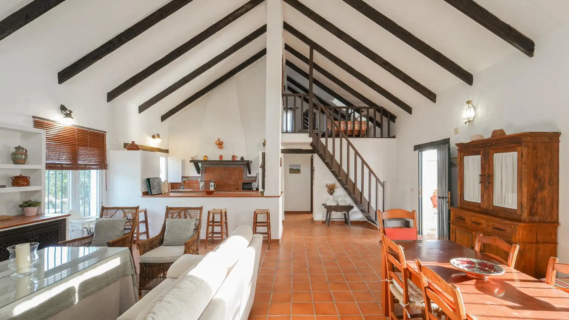 Sala de estar de Casa o chalet en venta en Vejer de la Frontera con Jardín privado, Terraza y Piscina