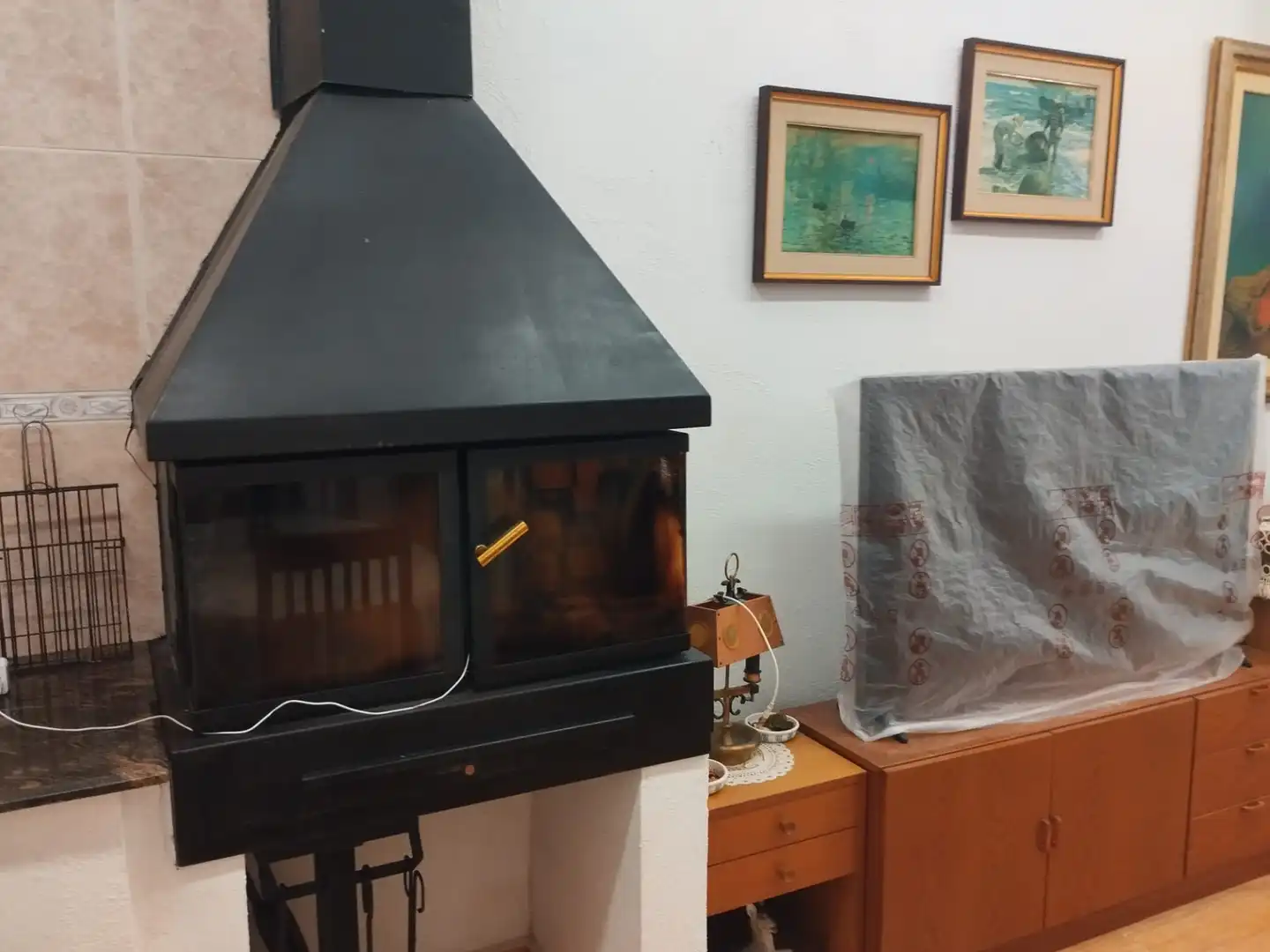 Sala de estar de Casa o chalet en venta en La Ràpita con Aire acondicionado, Calefacción y Terraza