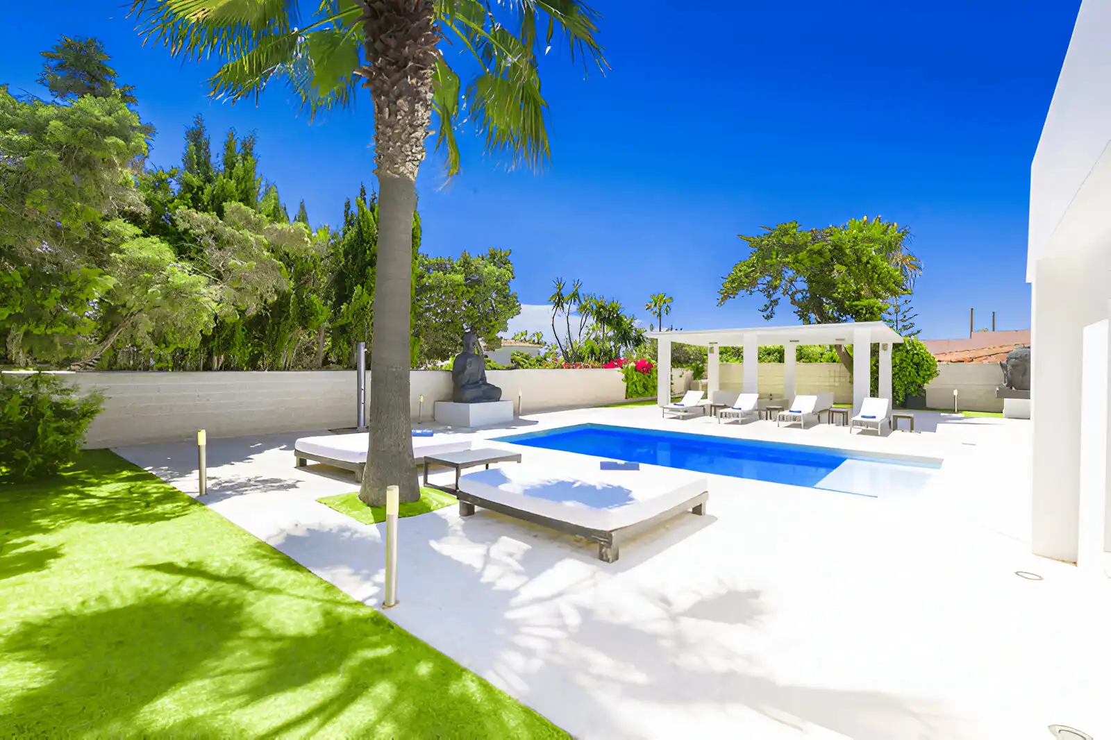 Jardín de Casa o chalet en venta en Marbella con Aire acondicionado, Jardín privado y Terraza