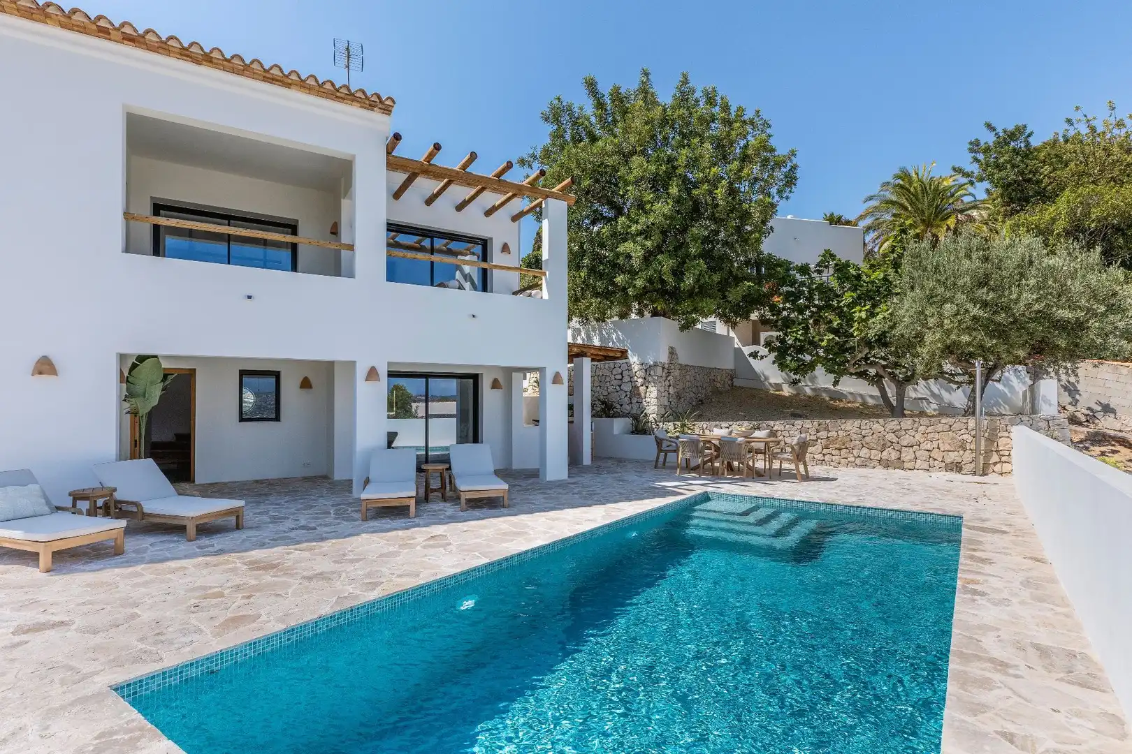 Swimming pool of Houses for sale in Jávea / Xàbia  with Air Conditioner, Heating and Private garden
