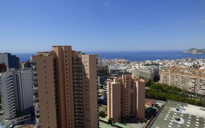 Vista exterior de Apartament en venda en Benidorm amb Aire condicionat, Jardí privat i Terrassa