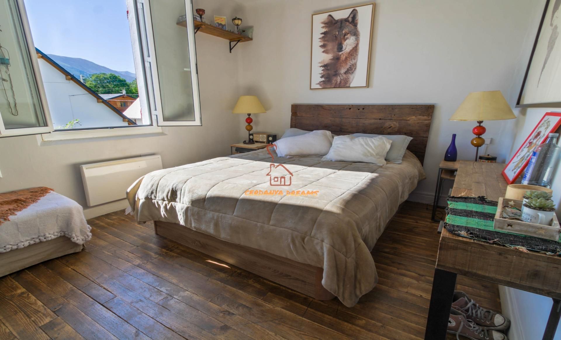 Bedroom of Single-family semi-detached for sale in Enveitg  with Heating, Private garden and Parquet flooring