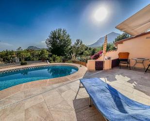 Garden of Single-family semi-detached for sale in La Nucia  with Air Conditioner, Terrace and Community pool