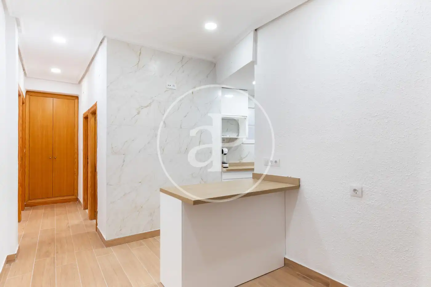 Kitchen of Flat for rent in Valencia  with Air Conditioner, Heating and Furnished
