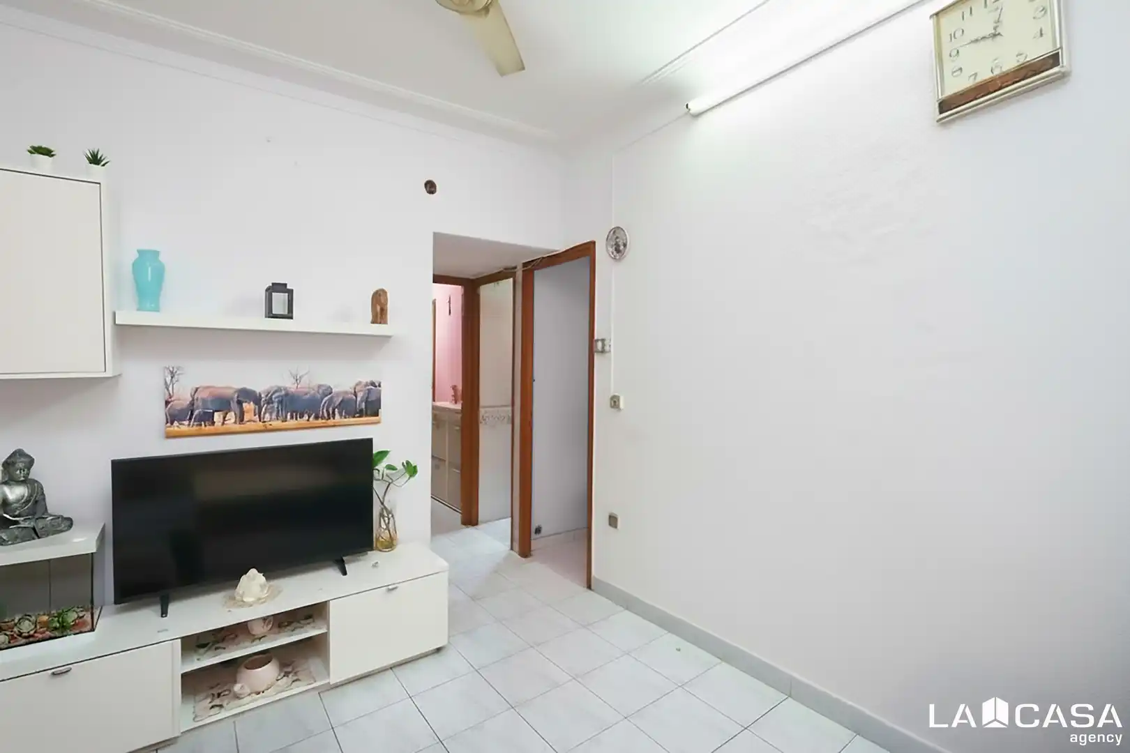 Sala de estar de Piso en venta en Barcelona con Calefacción y Balcón
