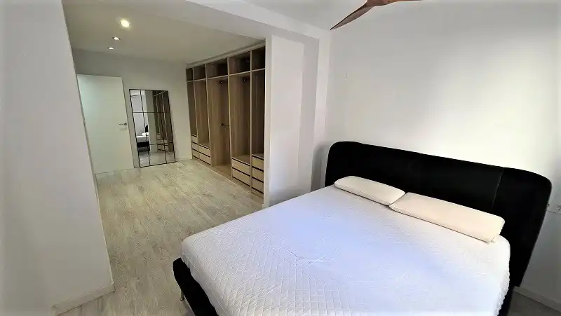 Bedroom of Flat for rent in Elche / Elx  with Parquet flooring, Furnished and Oven