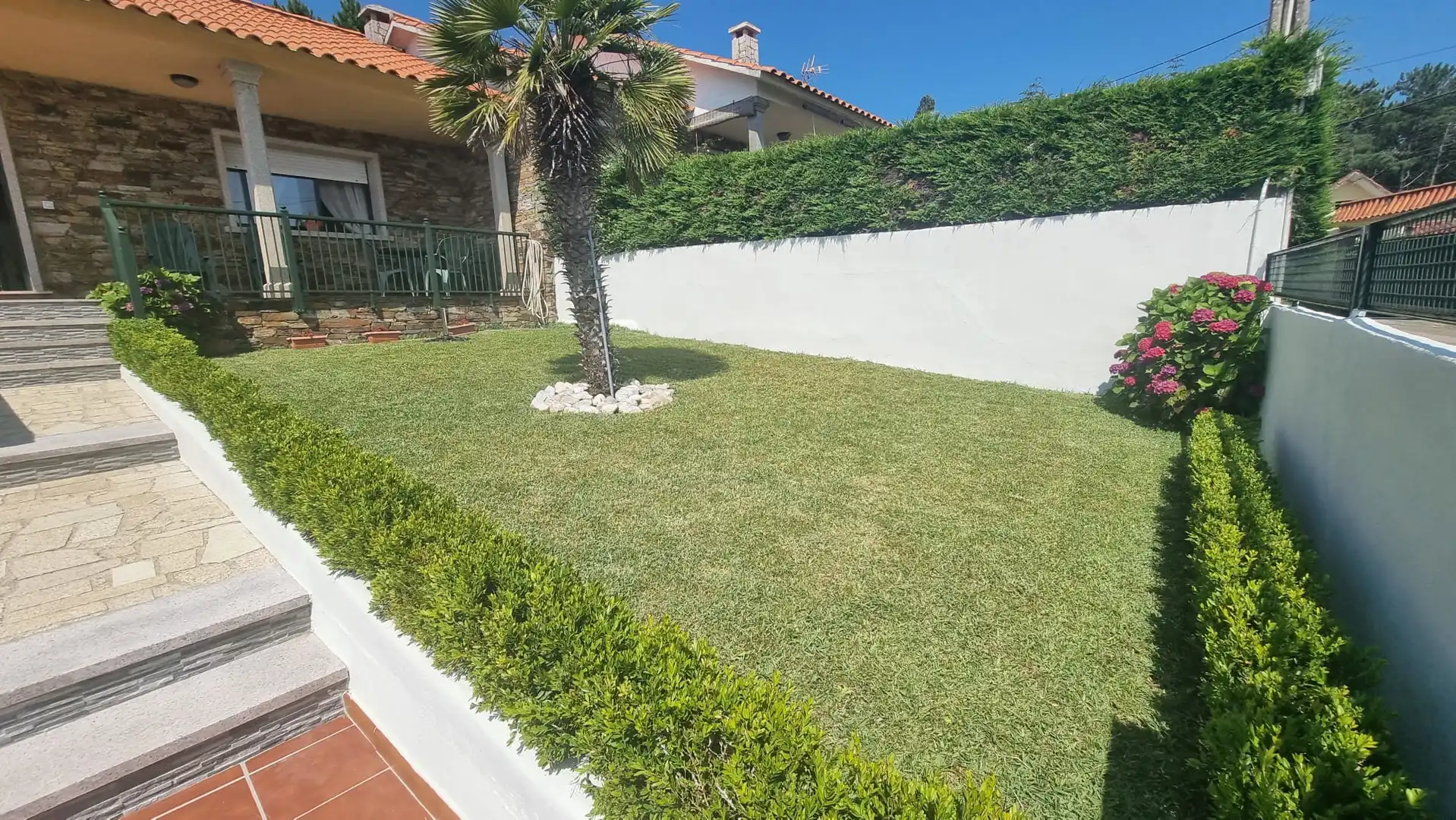 Garden of Detached homes for rent in Sanxenxo  with Private garden, Terrace and Furnished