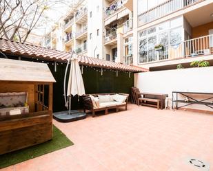 Terrace of Flat to rent in  Barcelona Capital  with Air Conditioner, Heating and Parquet flooring