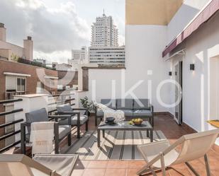 Terrace of Apartment to rent in  Madrid Capital  with Air Conditioner, Terrace and Furnished