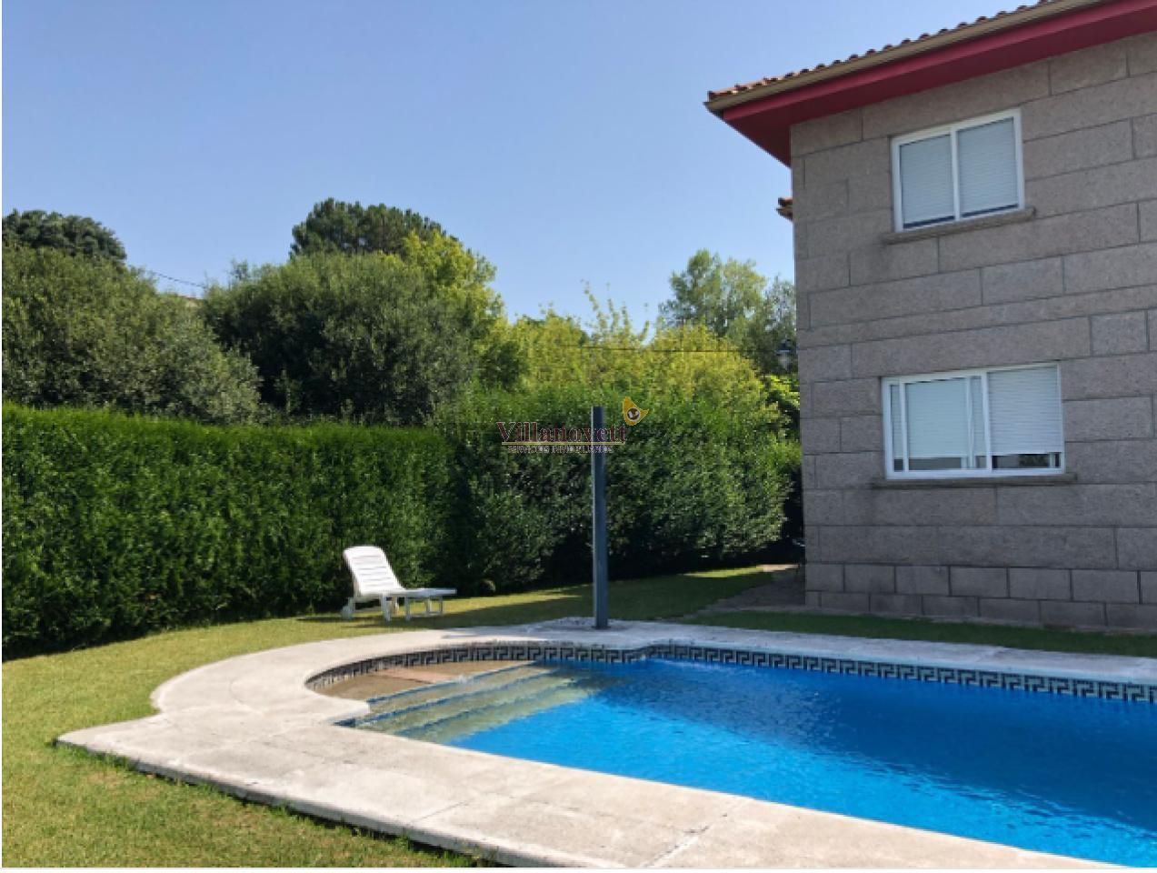 Swimming pool of House or chalet for sale in Vigo   with Heating, Private garden and Parquet flooring