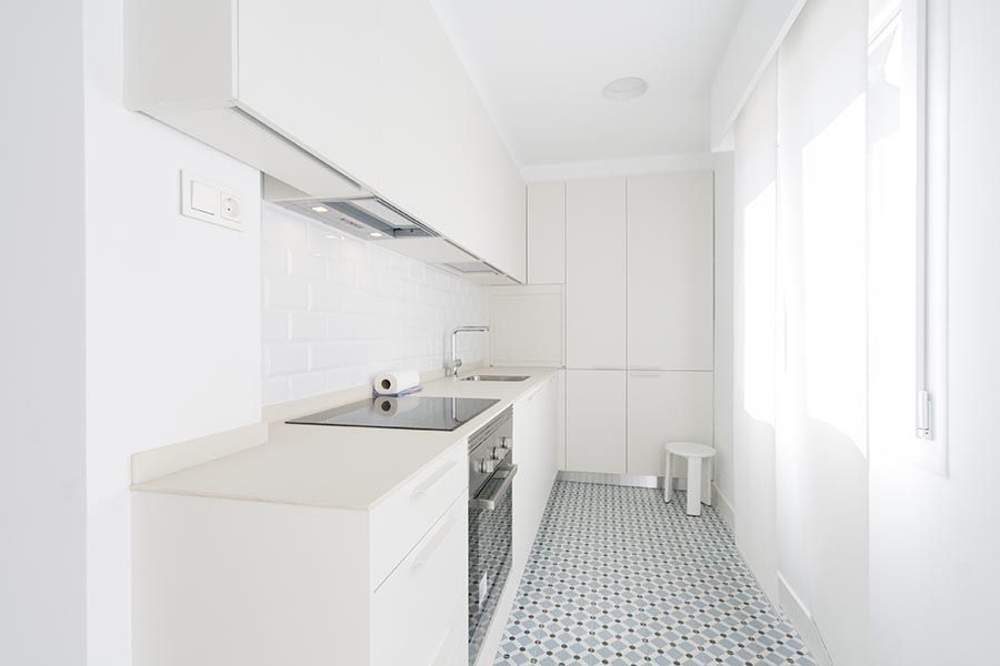 Kitchen of Flat to rent in Donostia - San Sebastián   with Heating, Terrace and Furnished