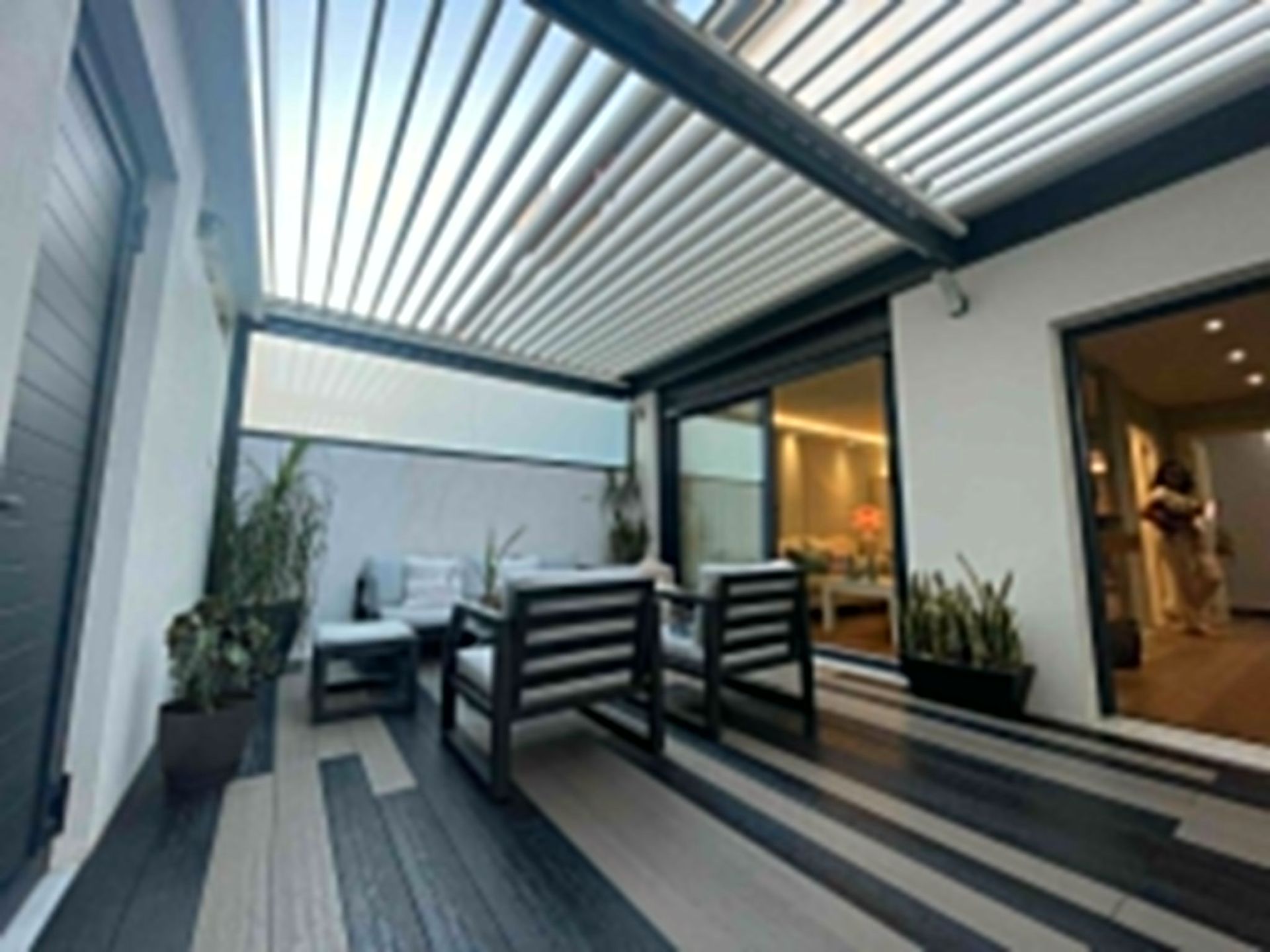 Terrace of Single-family semi-detached for sale in Jerez de la Frontera  with Air Conditioner, Heating and Parquet flooring