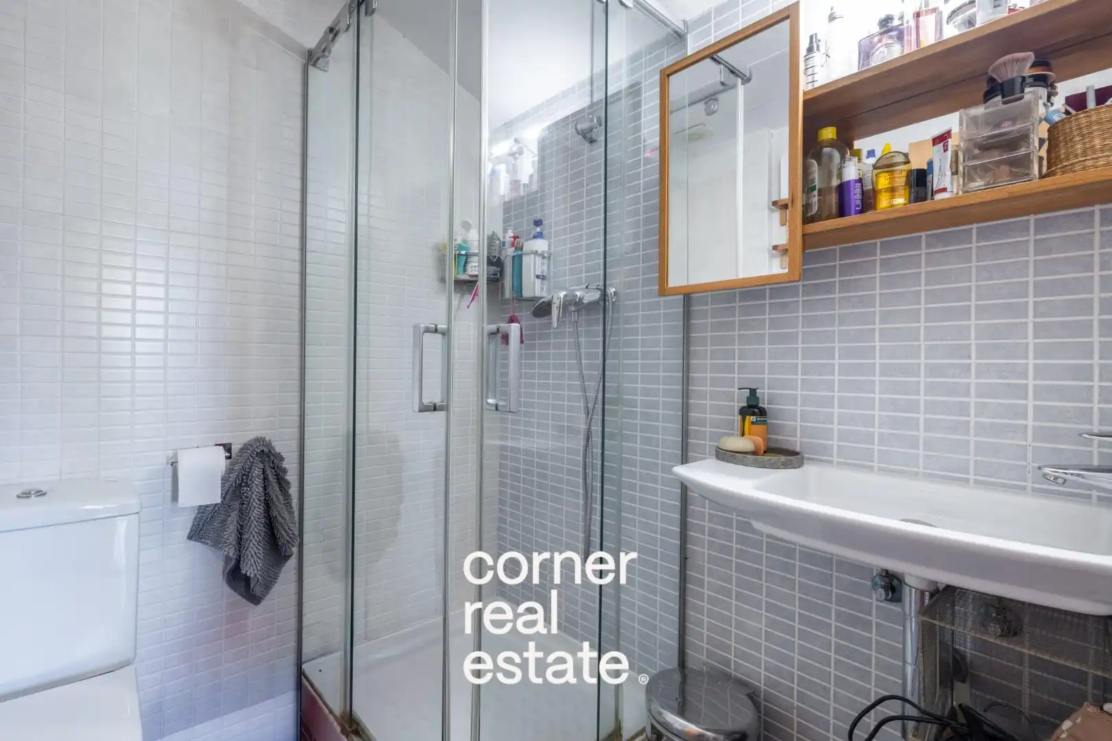 Baño de Ático en venta en Sant Cugat del Vallès con Calefacción, Parquet y Terraza