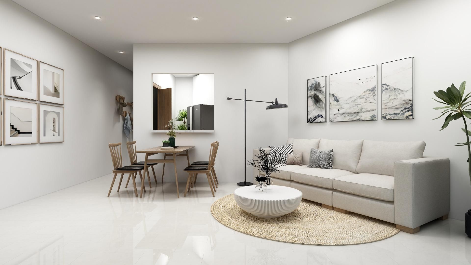 Living room of Attic for sale in Sanlúcar la Mayor  with Terrace and Community pool