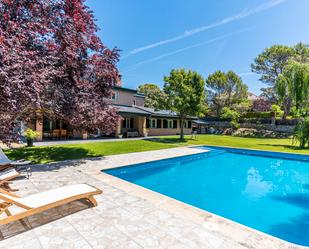 Garten von Haus oder Chalet miete in Villaviciosa de Odón mit Klimaanlage, Terrasse und Schwimmbad