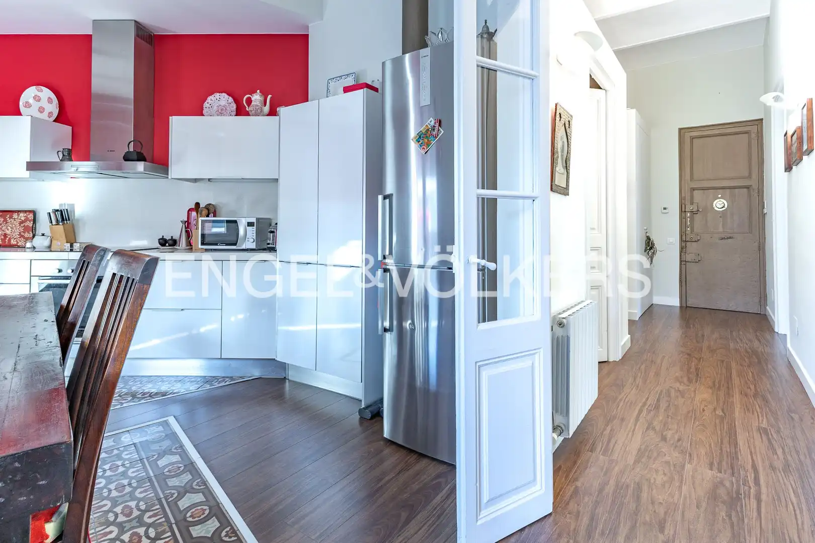 Kitchen of Flat for sale in Barcelona  with Air Conditioner, Heating and Balcony