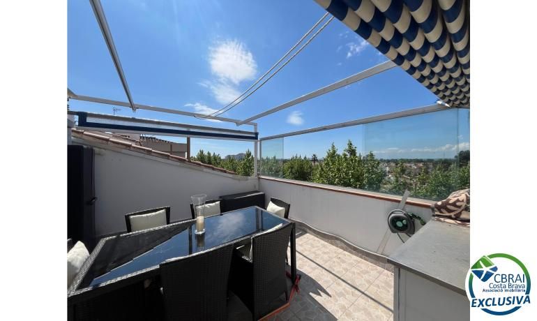 Terrace of Apartment for sale in Empuriabrava  with Air Conditioner