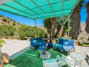 Terrace of Country homes for rent in Almuñécar  with Air Conditioner, Private garden and Terrace