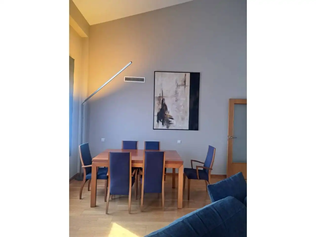 Menjador de Dúplex de lloguer en Sant Quirze del Vallès amb Aire condicionat, Calefacció i Parquet