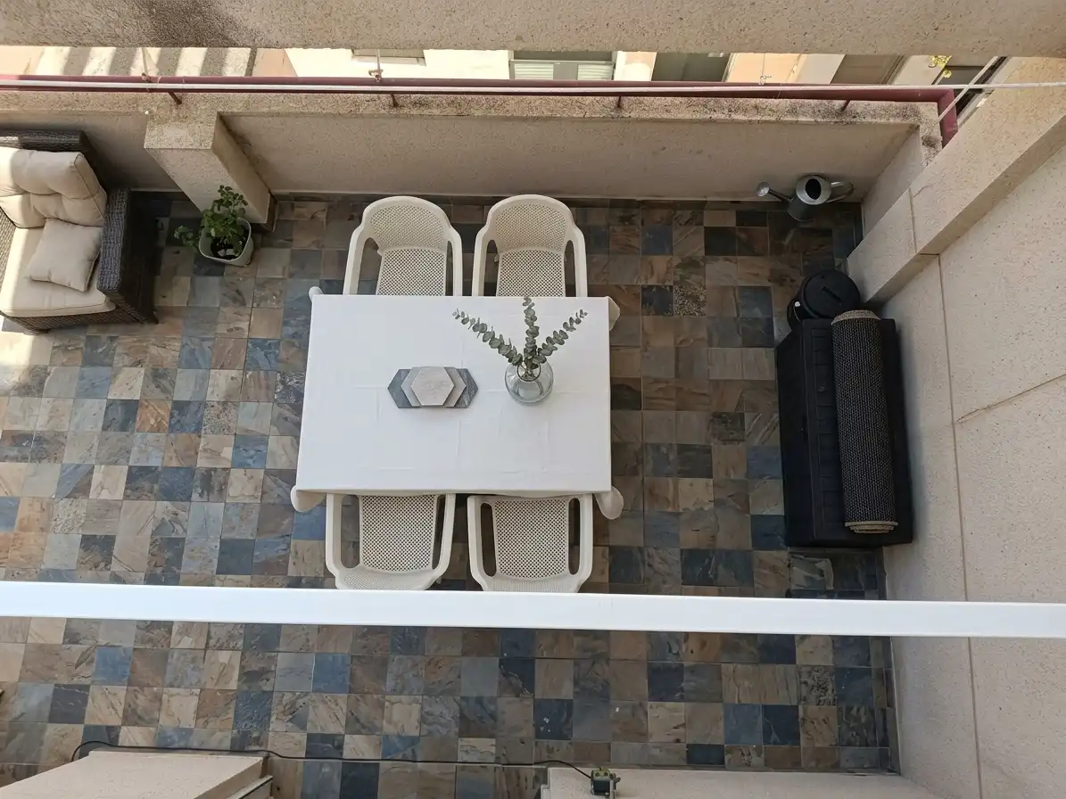 Terraza de Dúplex en venta en Alicante / Alacant con Aire acondicionado, Calefacción y Jardín privado