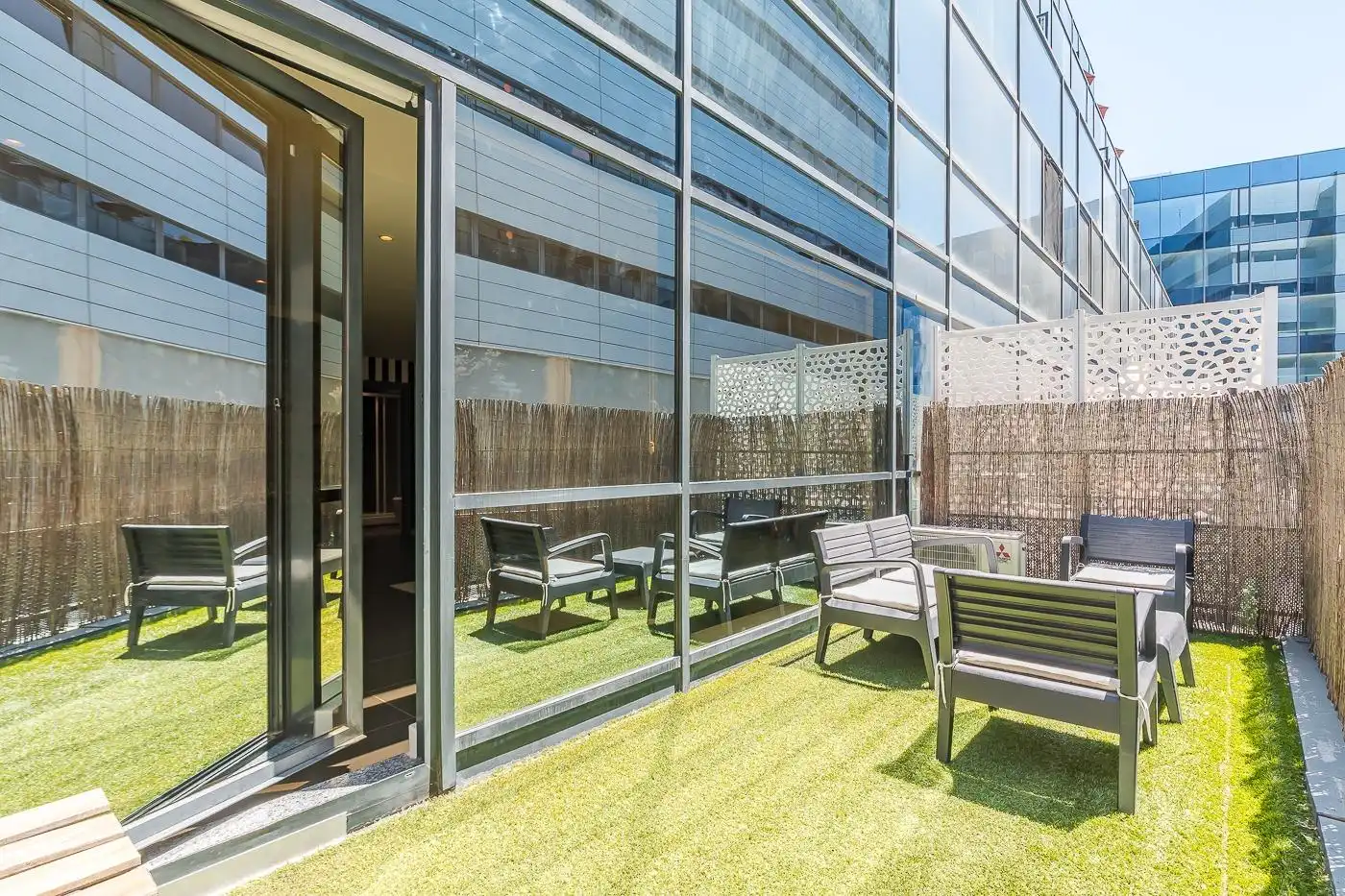 Terraza de Dúplex de alquiler en Madrid con Aire acondicionado, Calefacción y Parquet