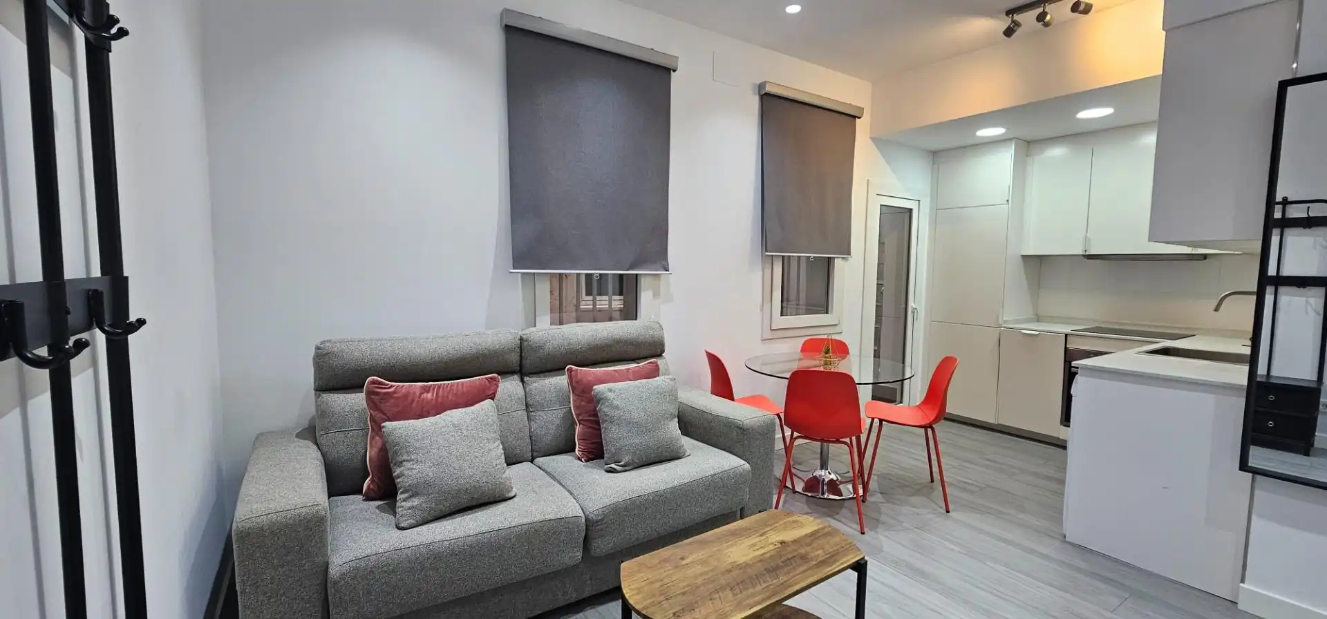 Sala de estar de Piso de alquiler en Madrid con Aire acondicionado, Calefacción y Amueblado