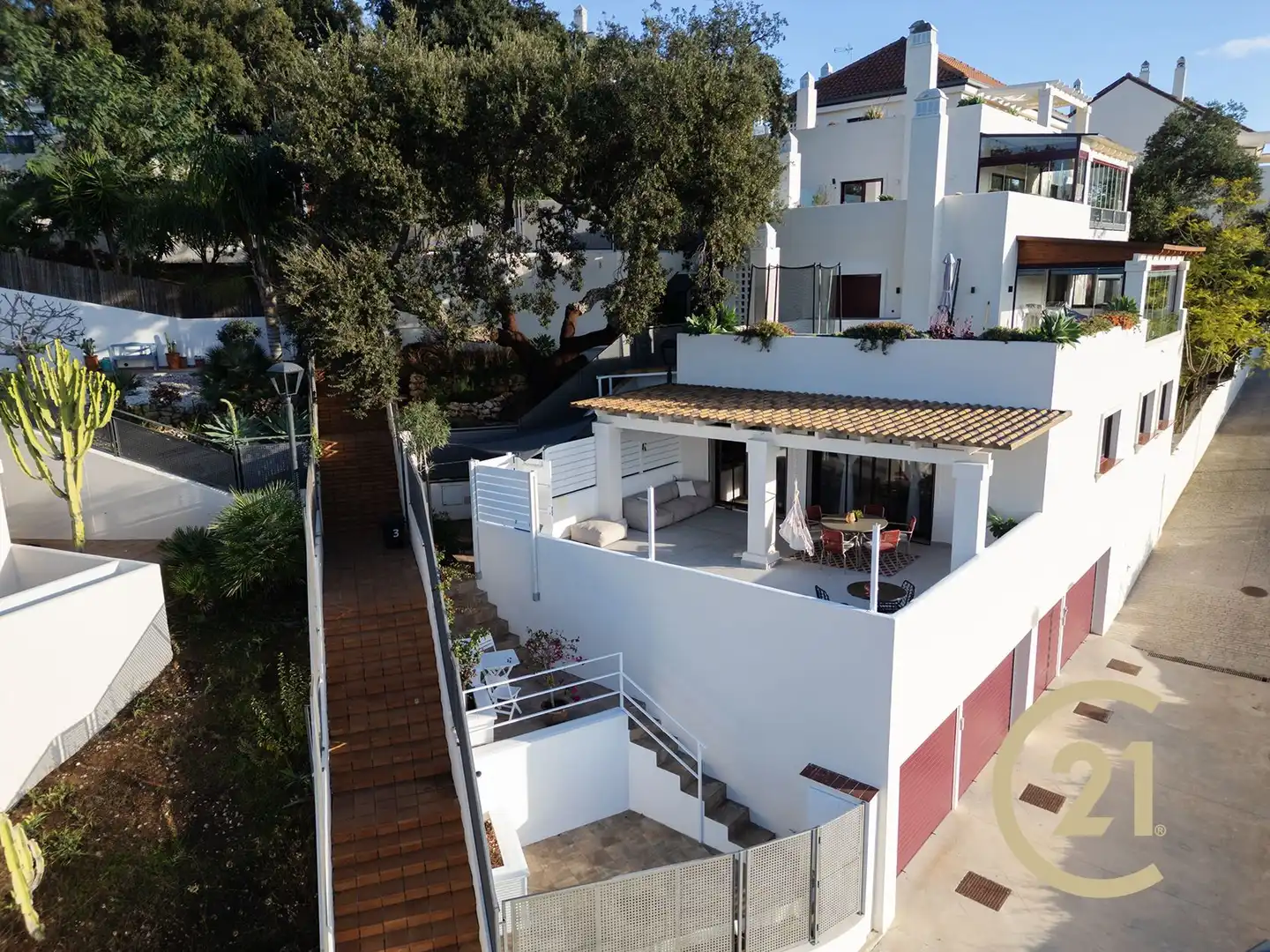 Vista exterior de Casa adosada en venta en Ojén con Aire acondicionado, Calefacción y Jardín privado