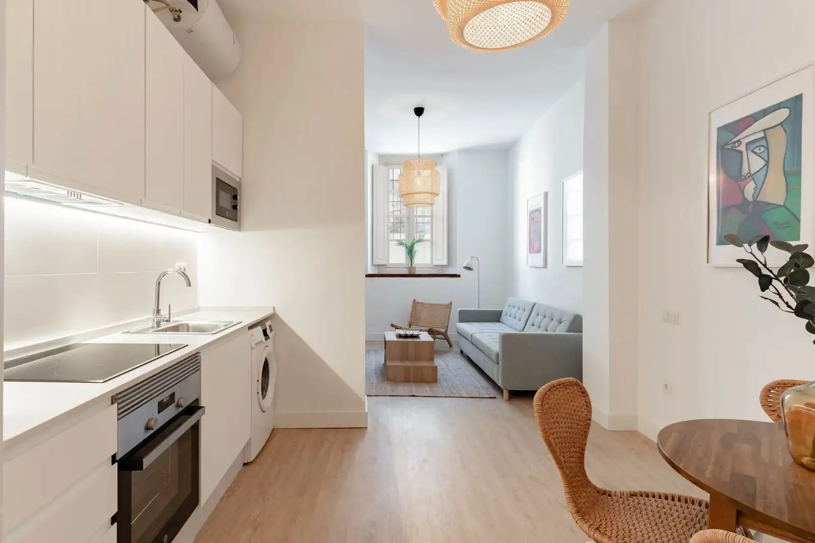 Kitchen of Flat for sale in Málaga  with Air Conditioner, Furnished and Internet