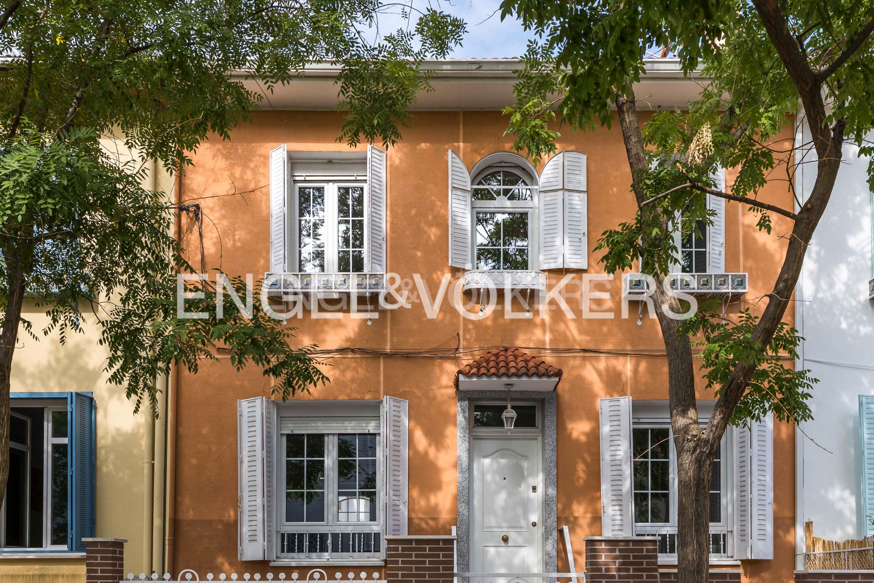 Exterior view of House or chalet to rent in  Madrid Capital  with Air Conditioner, Heating and Parquet flooring
