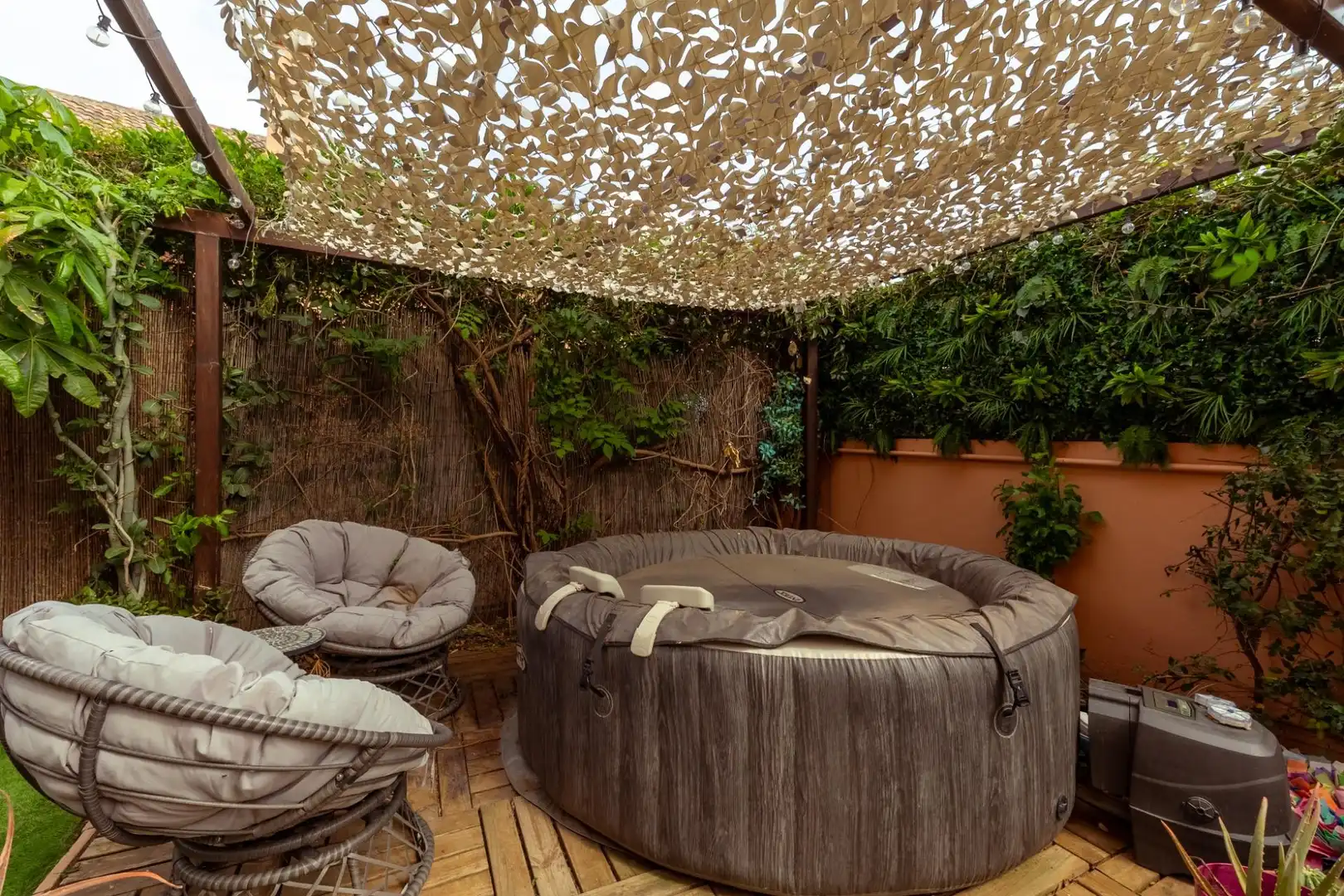Terrassa de Casa adosada en venda en Benalmádena amb Aire condicionat, Jardí privat i Terrassa