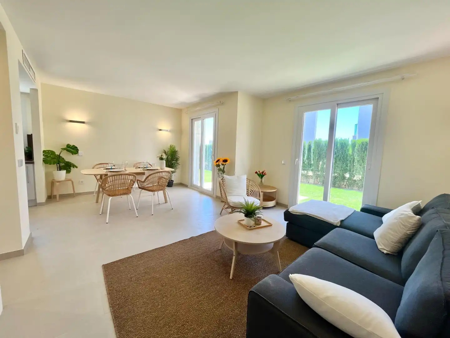 Sala d'estar de Casa o xalet en venda en Campos amb Aire condicionat, Calefacció i Jardí privat