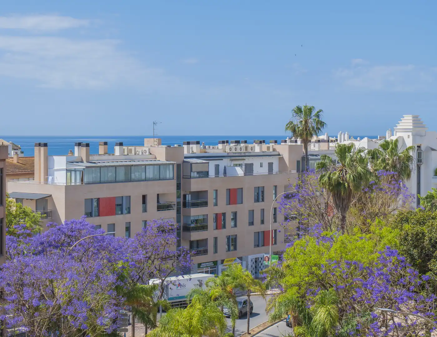 Vista exterior de Ático en venta en Torremolinos con Aire acondicionado, Calefacción y Terraza