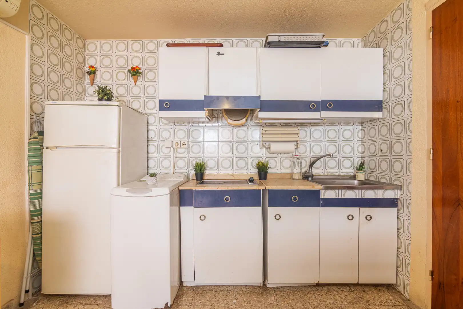 Kitchen of Flat for sale in Santa Pola  with Air Conditioner, Terrace and Furnished