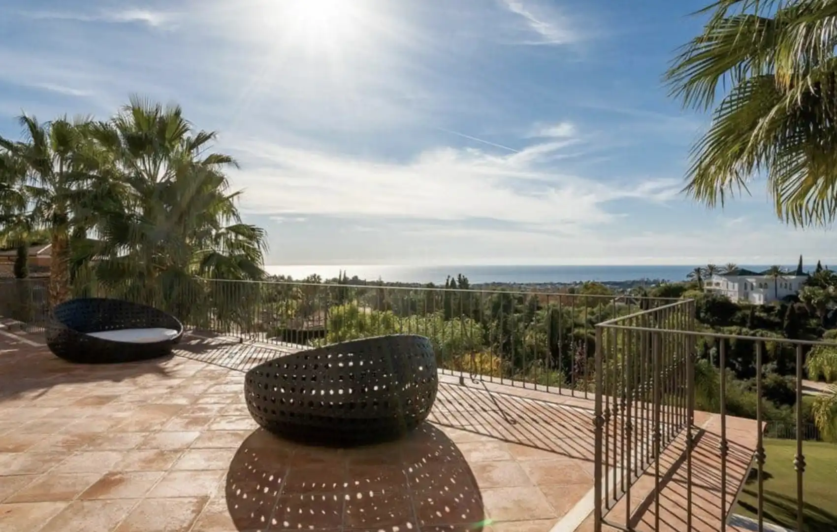 Jardín de Casa o chalet de alquiler en Marbella con Aire acondicionado, Jardín privado y Piscina