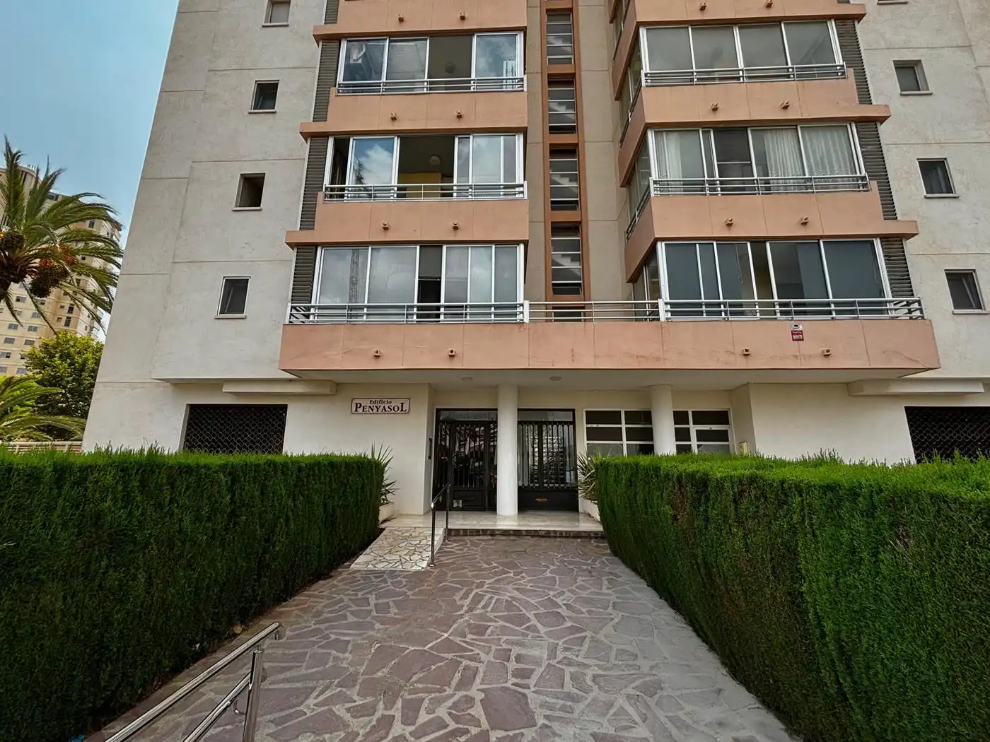 Außenansicht von Wohnungen zum Verkauf in Calpe / Calp mit Terrasse, Möbliert und Gemeinschaftspool