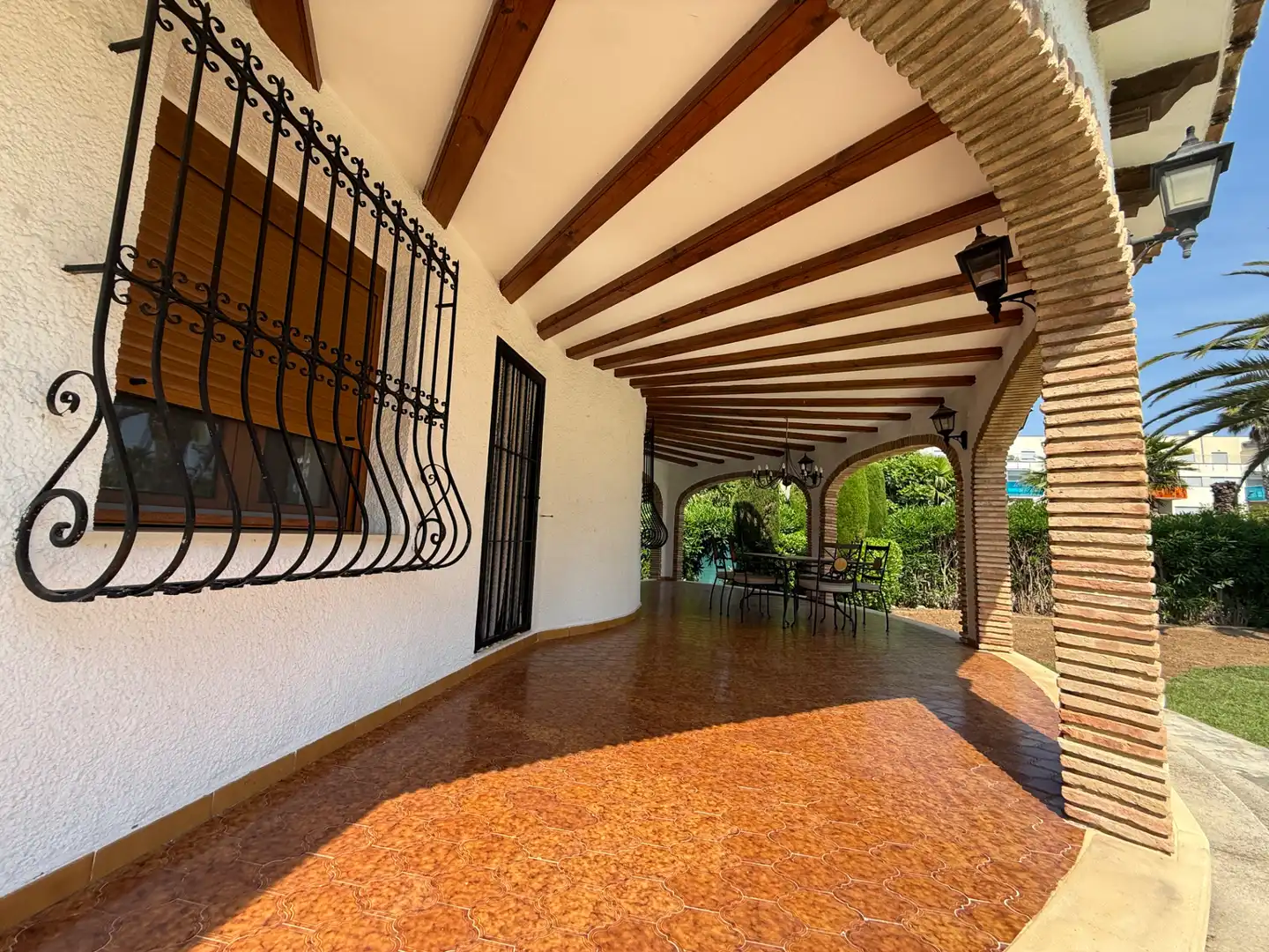 Terrace of Houses for rent in Dénia  with Air Conditioner, Heating and Private garden