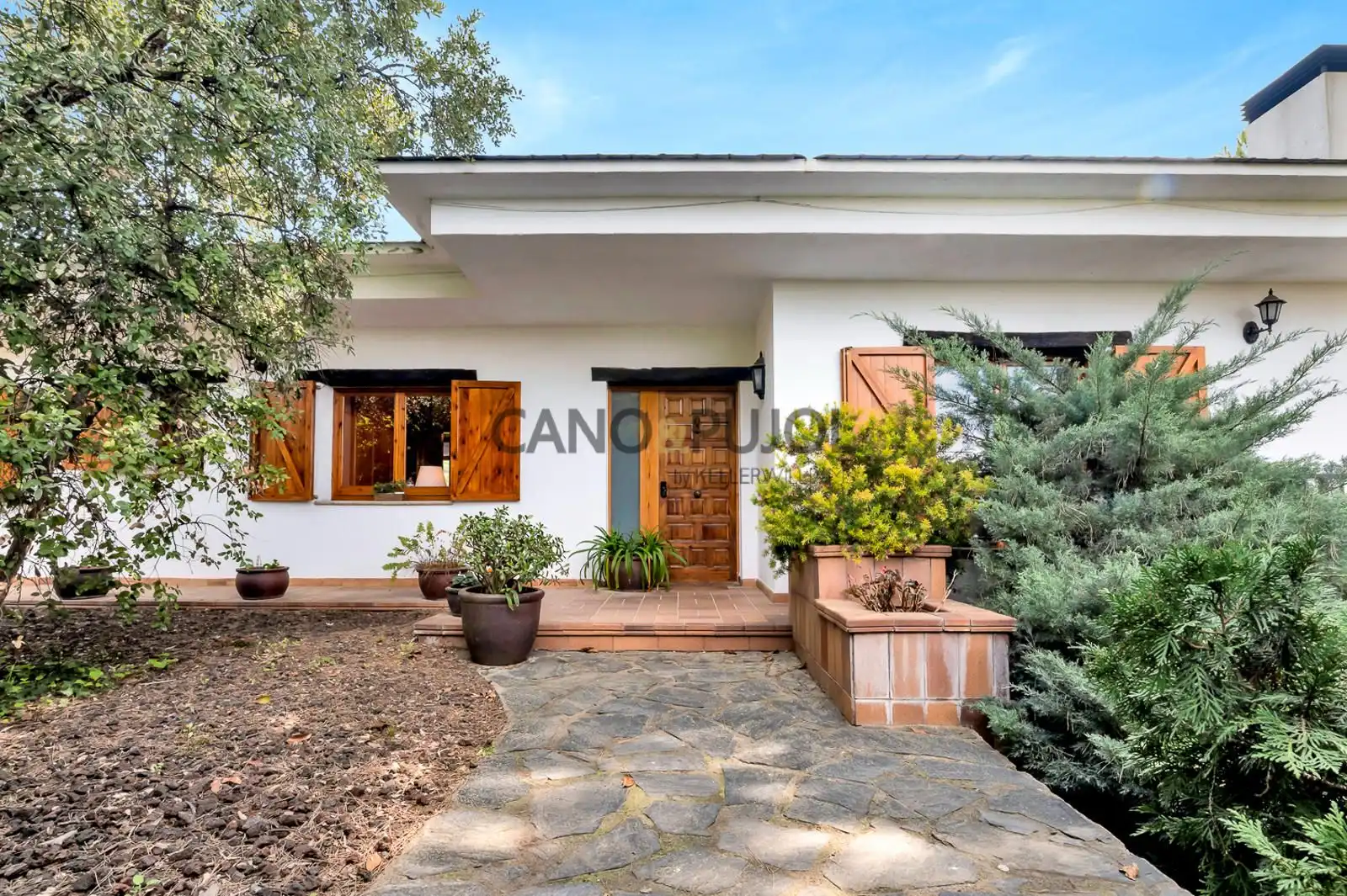 Vista exterior de Casa o xalet en venda en Bigues i Riells del Fai amb Aire condicionat, Calefacció i Terrassa