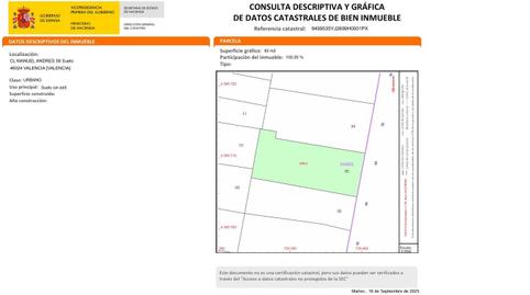 Foto 5 de Residencial en venda a Calle Manuel Andres, Natzaret, Valencia