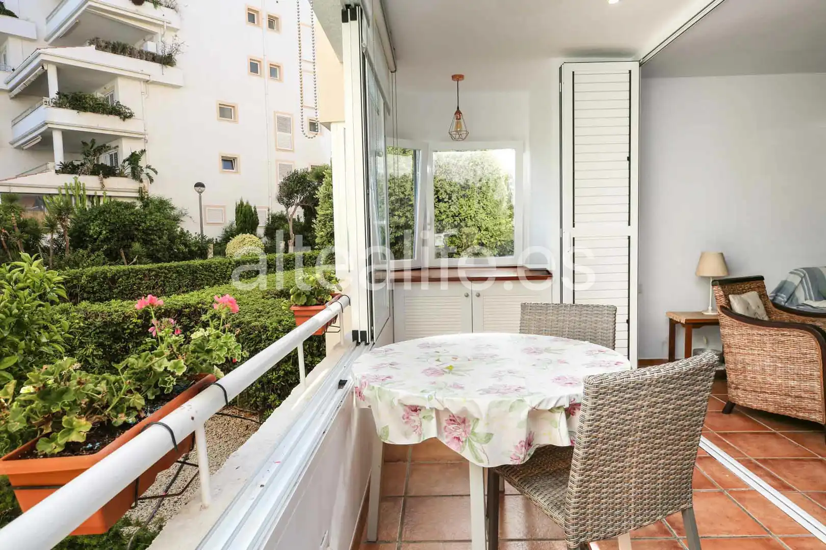 Terrassa de Apartament de lloguer en Altea amb Calefacció, Terrassa i Moblat