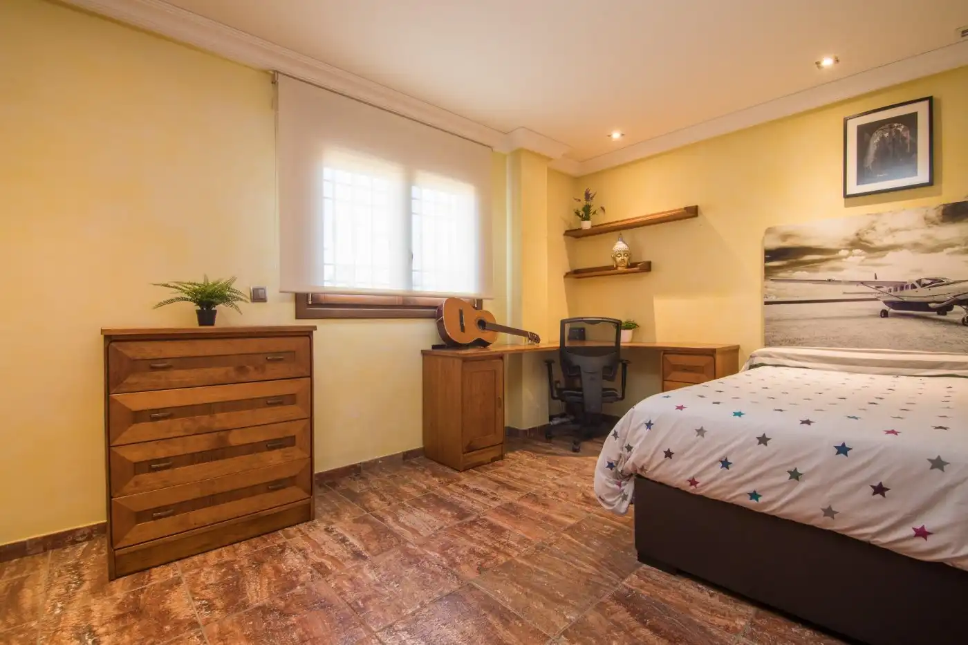 Bedroom of Houses for sale in Elche / Elx  with Air Conditioner, Private garden and Terrace