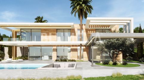 Moderna villa en proyecto con vistas panorámicas en venta en Jávea