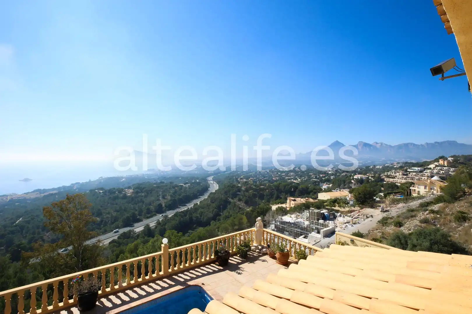 Vista exterior de Casa o chalet en venta en Altea con Aire acondicionado, Calefacción y Jardín privado