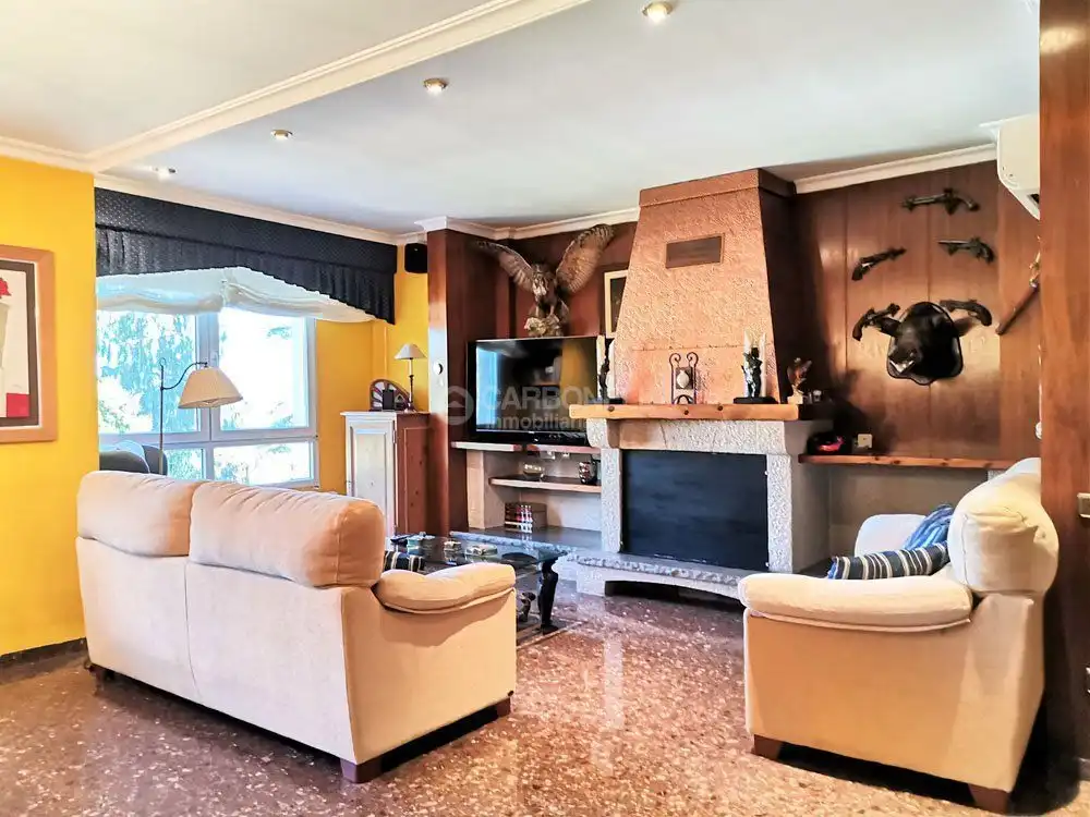 Living room of Houses for sale in Alcoy / Alcoi  with Air Conditioner, Heating and Terrace
