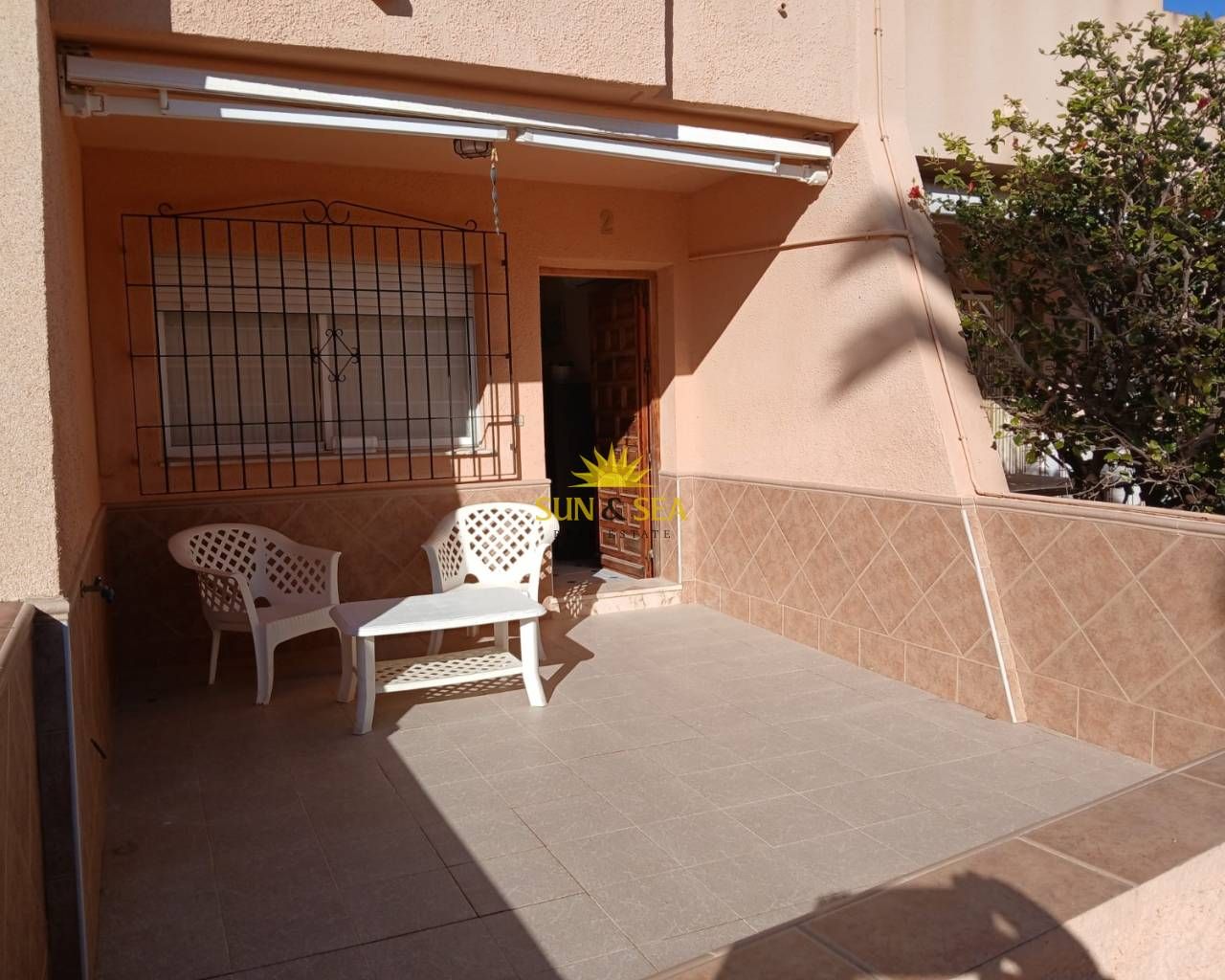 Jardí de Casa o xalet de lloguer en La Manga del Mar Menor amb Aire condicionat, Calefacció i Terrassa
