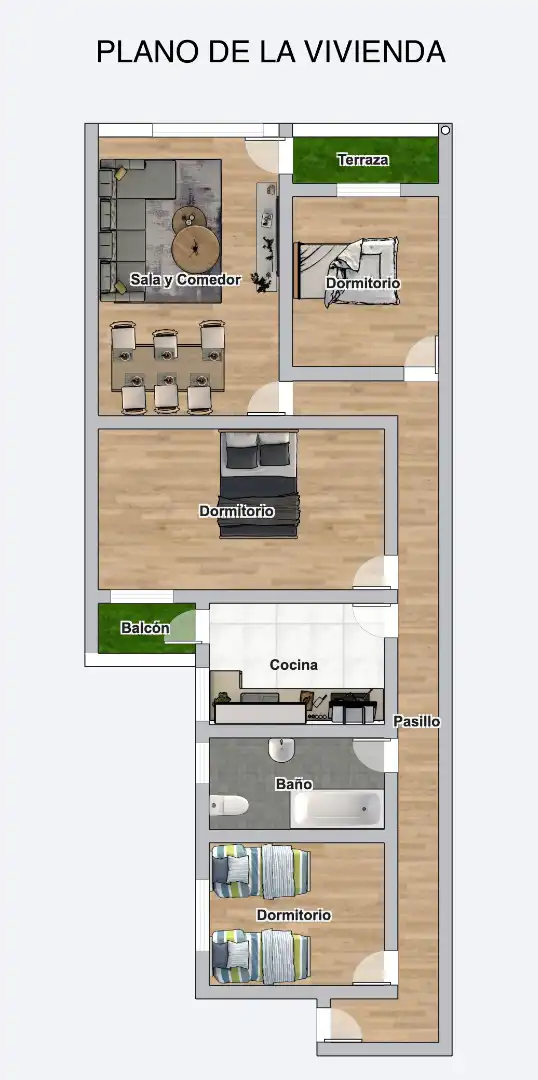 Flat with terrace for sale in Calle Perpendicular Maldonad 6, imagen 32